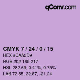 カラーコード: CMYK 7 / 24 / 0 / 15 | qconv.com