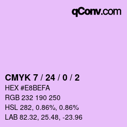 カラーコード: CMYK 7 / 24 / 0 / 2 | qconv.com