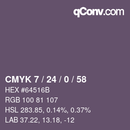 Color code: CMYK 7 / 24 / 0 / 58 | qconv.com