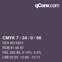 颜色代码: CMYK 7 / 24 / 0 / 66 | qconv.com