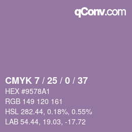 Color code: CMYK 7 / 25 / 0 / 37 | qconv.com