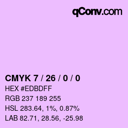 カラーコード: CMYK 7 / 26 / 0 / 0 | qconv.com