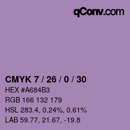 Color code: CMYK 7 / 26 / 0 / 30 | qconv.com