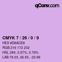 カラーコード: CMYK 7 / 26 / 0 / 9 | qconv.com