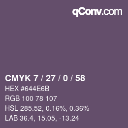 颜色代码: CMYK 7 / 27 / 0 / 58 | qconv.com