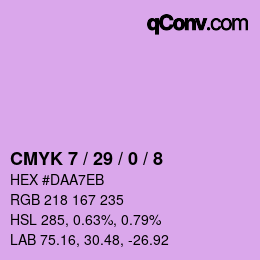 Color code: CMYK 7 / 29 / 0 / 8 | qconv.com