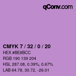 Color code: CMYK 7 / 32 / 0 / 20 | qconv.com