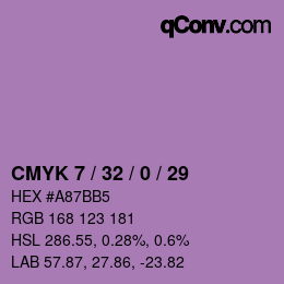 Color code: CMYK 7 / 32 / 0 / 29 | qconv.com