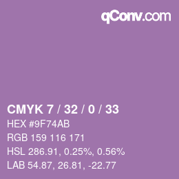 Color code: CMYK 7 / 32 / 0 / 33 | qconv.com