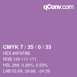 Código de color: CMYK 7 / 35 / 0 / 33 | qconv.com