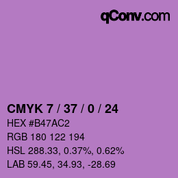 Color code: CMYK 7 / 37 / 0 / 24 | qconv.com