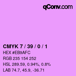 Color code: CMYK 7 / 39 / 0 / 1 | qconv.com