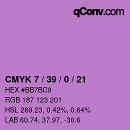 Color code: CMYK 7 / 39 / 0 / 21 | qconv.com