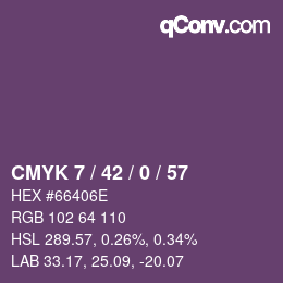 カラーコード: CMYK 7 / 42 / 0 / 57 | qconv.com