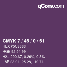 カラーコード: CMYK 7 / 46 / 0 / 61 | qconv.com