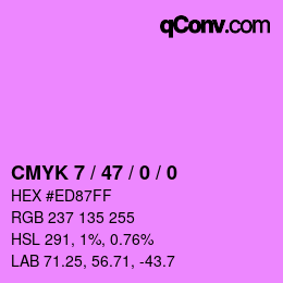 Color code: CMYK 7 / 47 / 0 / 0 | qconv.com