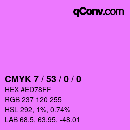 Color code: CMYK 7 / 53 / 0 / 0 | qconv.com