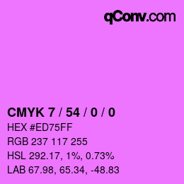 Color code: CMYK 7 / 54 / 0 / 0 | qconv.com