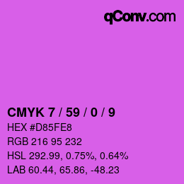 Color code: CMYK 7 / 59 / 0 / 9 | qconv.com