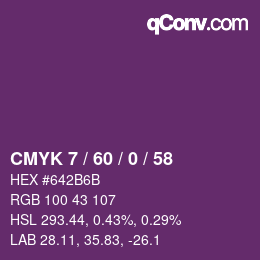 颜色代码: CMYK 7 / 60 / 0 / 58 | qconv.com