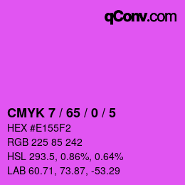 Color code: CMYK 7 / 65 / 0 / 5 | qconv.com