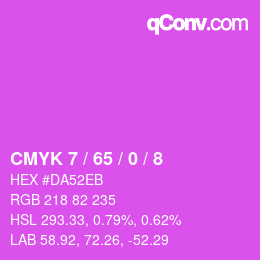 Color code: CMYK 7 / 65 / 0 / 8 | qconv.com