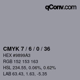 Color code: CMYK 7 / 6 / 0 / 36 | qconv.com