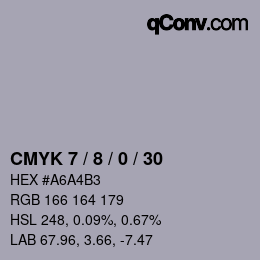 Color code: CMYK 7 / 8 / 0 / 30 | qconv.com