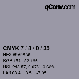 Color code: CMYK 7 / 8 / 0 / 35 | qconv.com