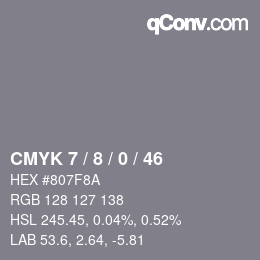 Color code: CMYK 7 / 8 / 0 / 46 | qconv.com
