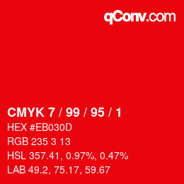 Color code: CMYK 7 / 99 / 95 / 1 | qconv.com