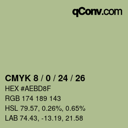 Color code: CMYK 8 / 0 / 24 / 26 | qconv.com