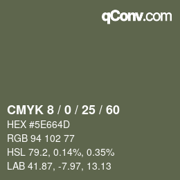 Color code: CMYK 8 / 0 / 25 / 60 | qconv.com