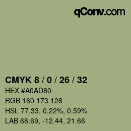 Código de color: CMYK 8 / 0 / 26 / 32 | qconv.com