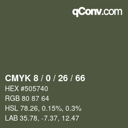 Color code: CMYK 8 / 0 / 26 / 66 | qconv.com