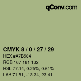 Color code: CMYK 8 / 0 / 27 / 29 | qconv.com