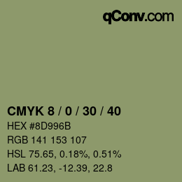 Color code: CMYK 8 / 0 / 30 / 40 | qconv.com