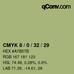 カラーコード: CMYK 8 / 0 / 32 / 29 | qconv.com