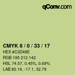 Color code: CMYK 8 / 0 / 33 / 17 | qconv.com