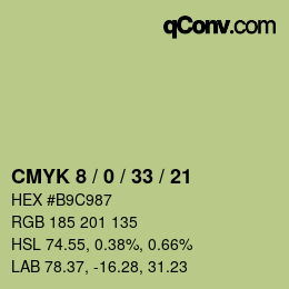 Color code: CMYK 8 / 0 / 33 / 21 | qconv.com