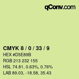 Color code: CMYK 8 / 0 / 33 / 9 | qconv.com