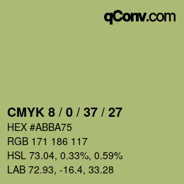 颜色代码: CMYK 8 / 0 / 37 / 27 | qconv.com