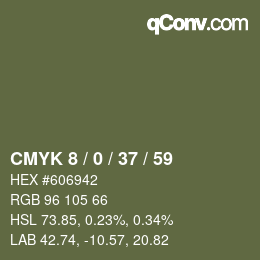 Color code: CMYK 8 / 0 / 37 / 59 | qconv.com