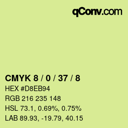 Color code: CMYK 8 / 0 / 37 / 8 | qconv.com