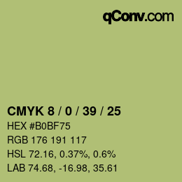 Color code: CMYK 8 / 0 / 39 / 25 | qconv.com