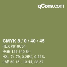 Color code: CMYK 8 / 0 / 40 / 45 | qconv.com