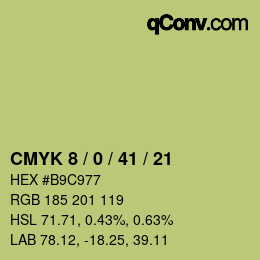 Color code: CMYK 8 / 0 / 41 / 21 | qconv.com