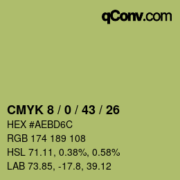 Color code: CMYK 8 / 0 / 43 / 26 | qconv.com