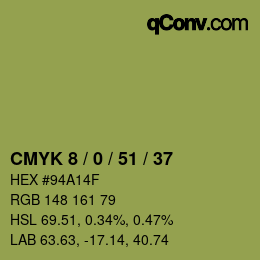 Color code: CMYK 8 / 0 / 51 / 37 | qconv.com