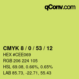 Color code: CMYK 8 / 0 / 53 / 12 | qconv.com